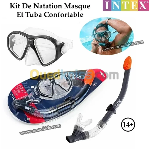 Kit De Natation Masque Et Tuba Confortable - Intex