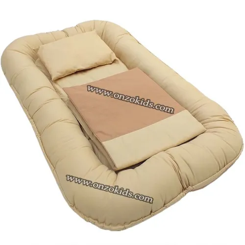 Nid bébé double face avec oreiller et drap