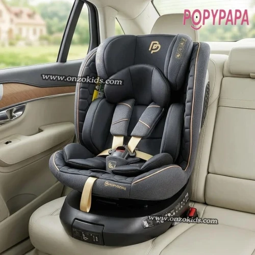 Siège Auto ISOFIX pivotant 360- Avec Bras De Fixation 0-36 kg - POPYPAPA