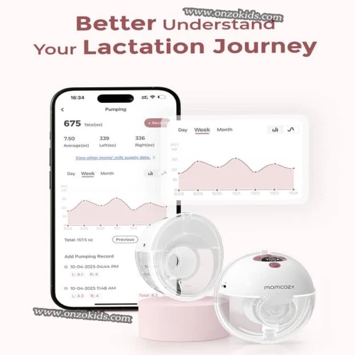 Tire-lait électrique Mains Libres M5 Smart Avec Contrôle Via Application - Momcozy