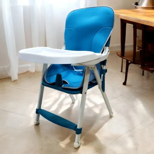 Chaise haute à manger deux niveaux - Olive