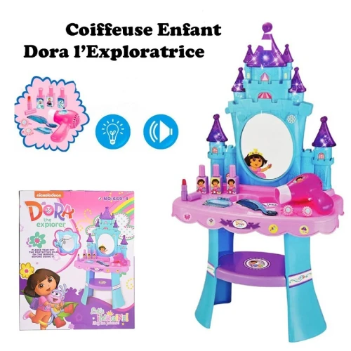 Coiffeuse Enfant Dora l'Exploratrice - Dora Vanity Table Set