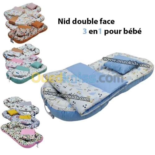 Nid double face 3 en 1 pour bébé