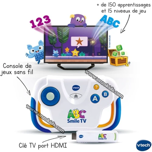 Ma première console TV éducative ABC Smile TV pour enfant | VTech