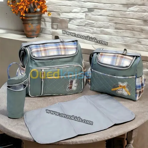 Sac à maman 4 pièces Baby king sky