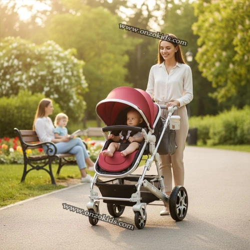 Poussette landau légére et Réversible élégante 2en1-kidilo