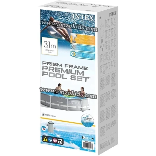 Piscine prism frame ronde tubulaire 305 x 76 cm avec pompe de filtration | Intex