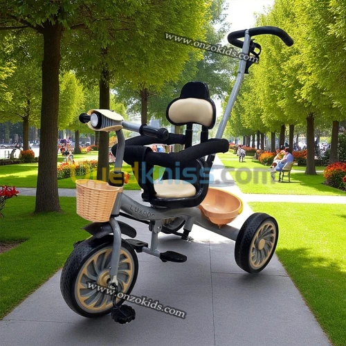 Tricycle multifonction Enfants avec Sonnette et Panier