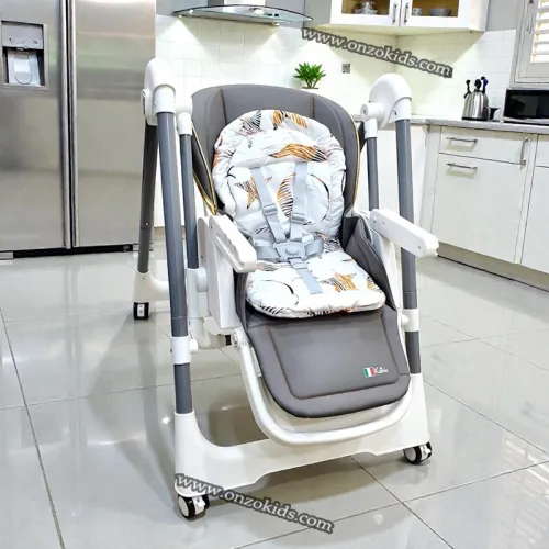 Chaise haute réglable 2en1 balançoire pour bébé-kattrie