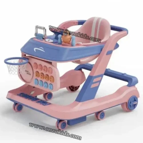 Trotteur dactivité multifonctionnel avec jeux pour bébé