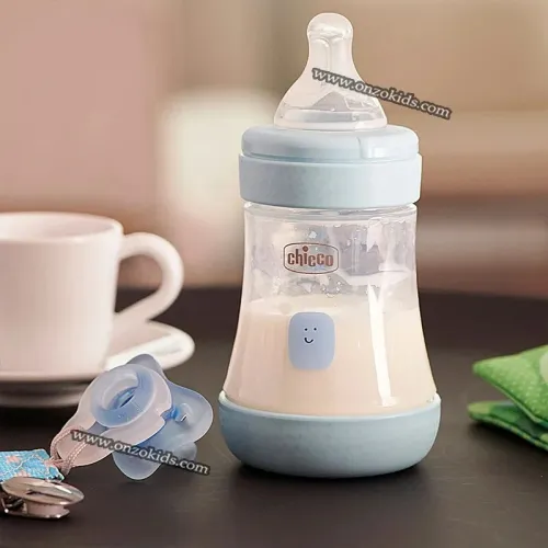 Biberon Perfect 150 Ml Bleu Flux Lent  - Chicco