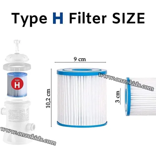 Cartouche filtrante pour piscine de type H -Intex