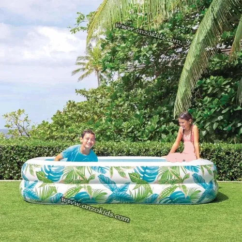 Piscine de natation tropical 229cmx152cmx48 cm -intex