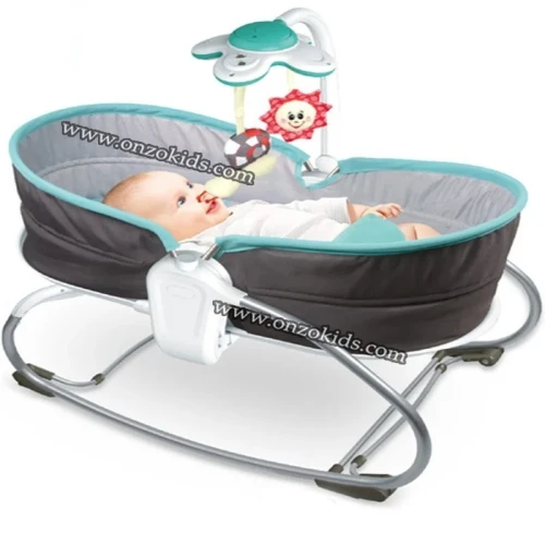 Lit balançoire & transat bébé réglable et confortable 3 en 1