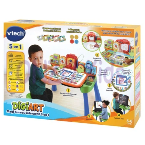 Magi bureau interactif 5 en 1 pour enfant | Vtech