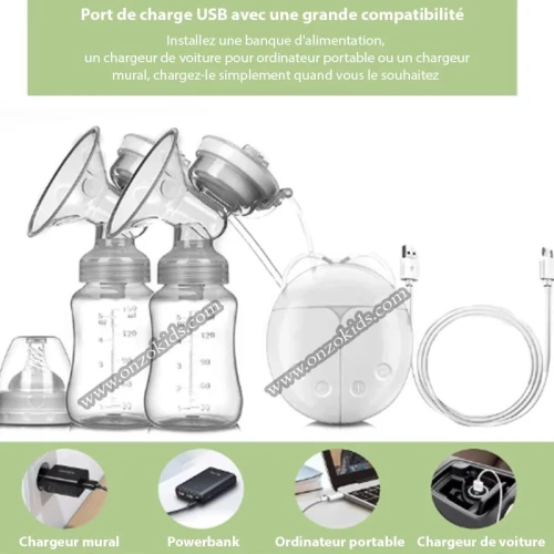 Tire Lait électrique double Pompe intelligent