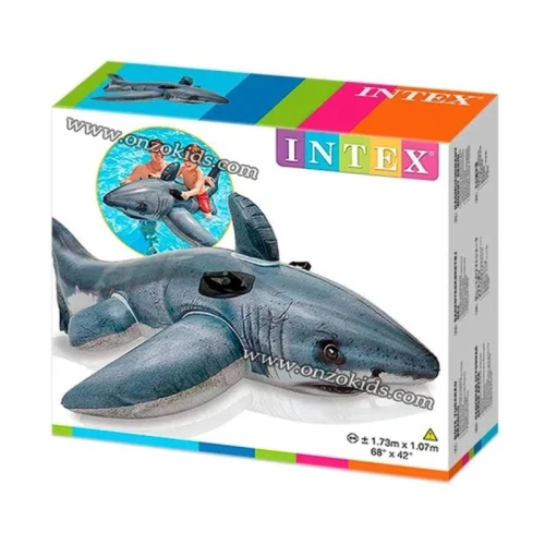 Bouée grand requin blanc gonflable 173 cm x 107 cm | Intex