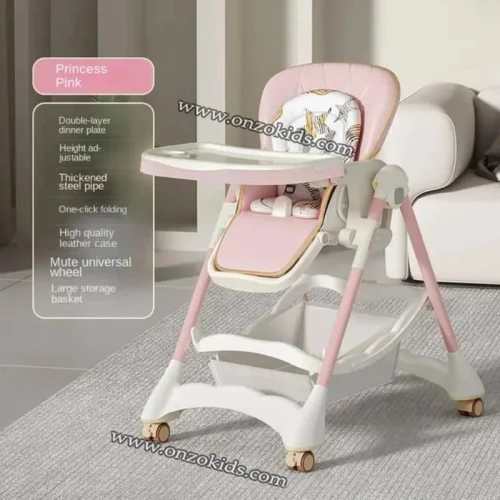 Chaise haute réglable avec dossier inclinable - Kidilo