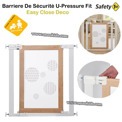Barriere De Sécurité U-Pressure EASY CLOSE DECO - Safety 1st