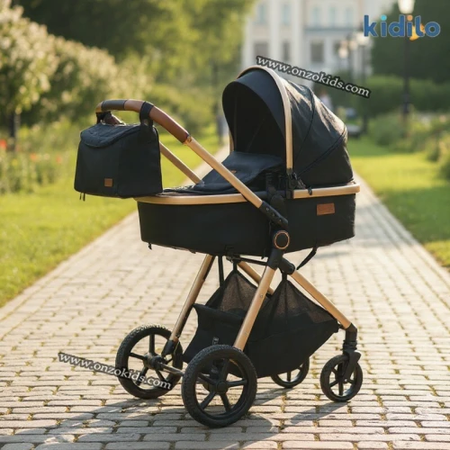 Poussette Landau de Luxe Réversible 4en1 - Kidilo