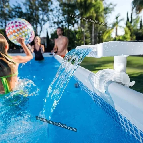 Fontaine à LED multicolore pour piscine Modèle Cascade-INTEX