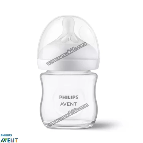 Biberon en verre à Réponse Naturelle 120 ml pour bébé 0 mois +  AVENT PHILIPS
