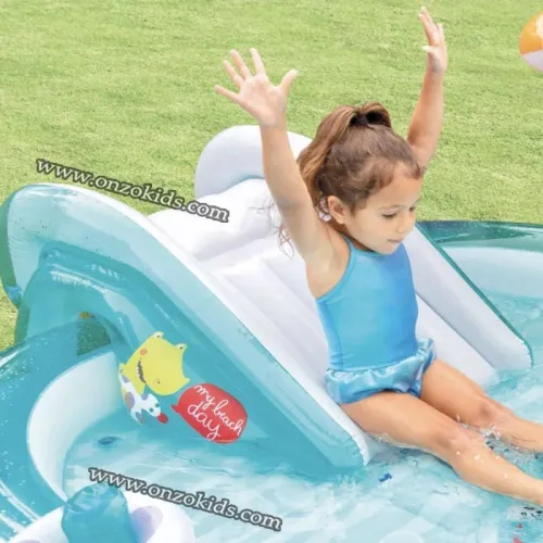 Piscine, Aire de jeux gonflable, Alligator 201 x 170 x 84 cm - Intex