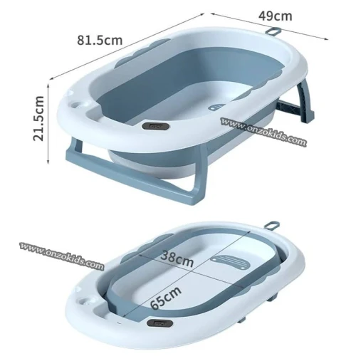 Baignoire pliable avec coussin réducteur confortable