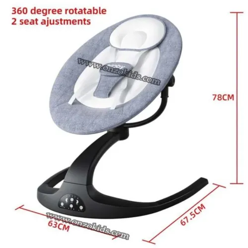 Balancelle électrique avec Bluetooth Rotation 360 Kidilo