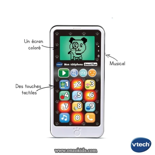 Mon téléphone émoti'fun - téléphone d'imitation -Vtech