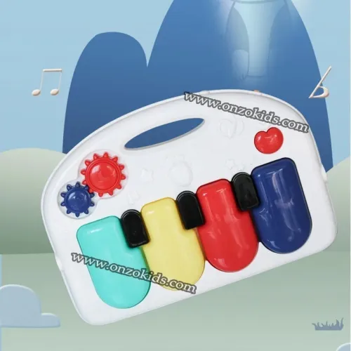 Tapis d'éveil piano pour bébé 6 en 1 Multifonction avec télécommande et Projection