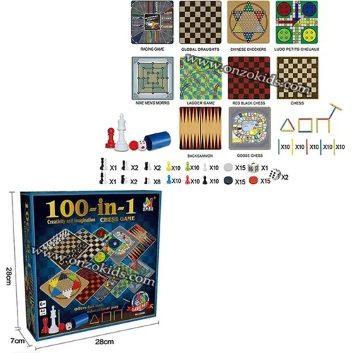 Super jeu d'échecs 100 Jeux En 1