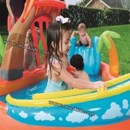 Piscine avec Toboggan 265x265x104 cm Bestway
