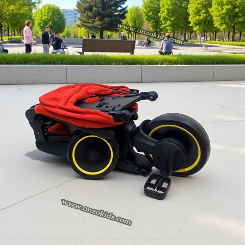 Poussette Tricycle compacte pliable avec Siege réversible