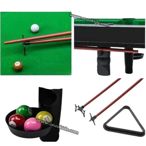 Mini jeu de billard en plastique pour enfants