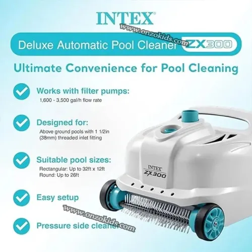 Aspirateur, Robot Nettoyeur Automatique pour Piscine ZX300 - INTEX
