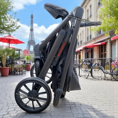 Poussette Compacte Valise avec Sac et Cache Pieds - Kidilo