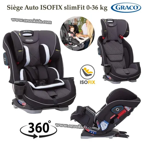 Siège Auto ISOFIX Graco slimFit 0-36 kg