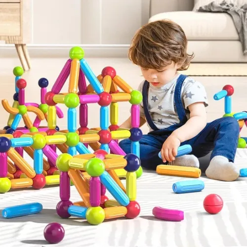 Blocs de construction magnétiques 42 pièces pour enfants