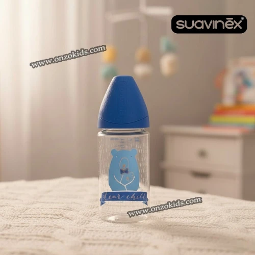 Biberon en verre 240 ml pour bébé | Suavinex