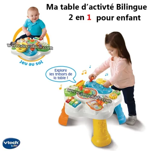 Ma table d'activité Bilingue 2 en 1 pour enfant | Vtech