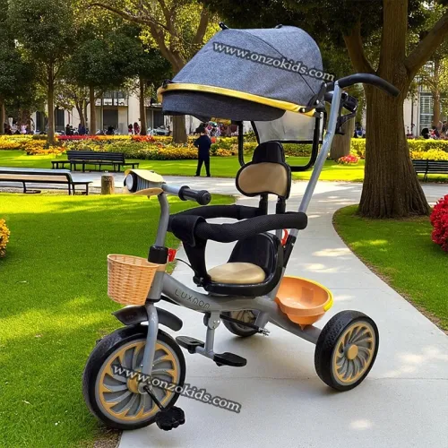 tricycle, vélo poussette 3en1 de luxe pour enfant