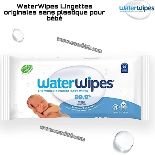 Lingettes nettoyantes pour bébés Water Wipes