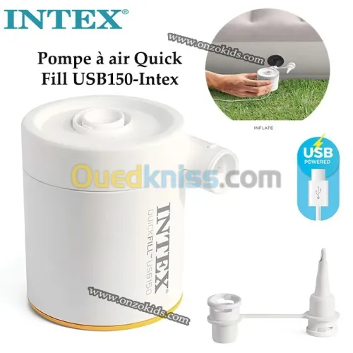 Pompe à air Quick-Fill USB150-Intex