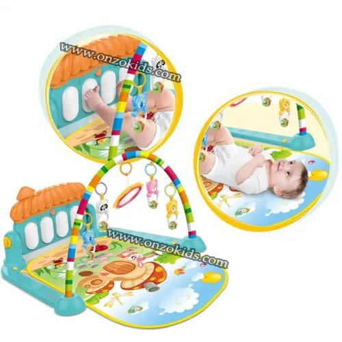 Tapis d'éveil piano pour bébé 4 en 1