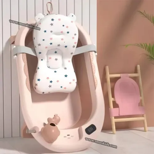 Baignoire pliable avec coussin réducteur confortable