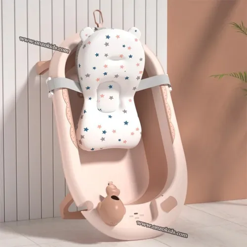 Baignoire pliable avec coussin réducteur confortable