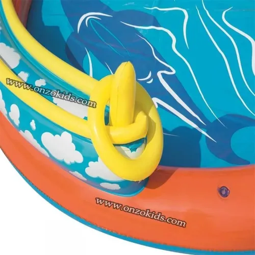 Piscine avec Toboggan 265x265x104 cm Bestway