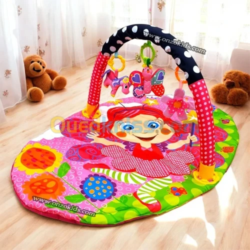 Tapis déveil et de jeu pour bébé - Hippo Baby