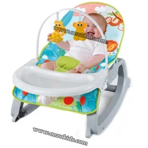 Transat musical vibrant pour bébé avec table CARDANO
